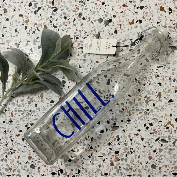 RAE DUNN Drinkware Glass Collectible Kitchen Decor Chill Beverage Vessel NWT NEW - Picture 6 of 8